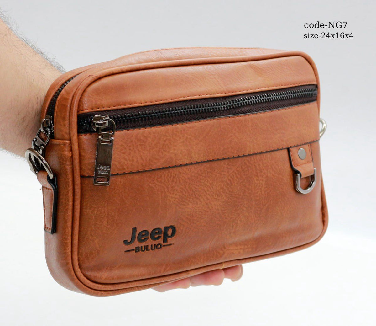 Men's leather handbag and shoulder bag, versatile design with large capacity and organizational pockets - stylish for business and perfect for travel