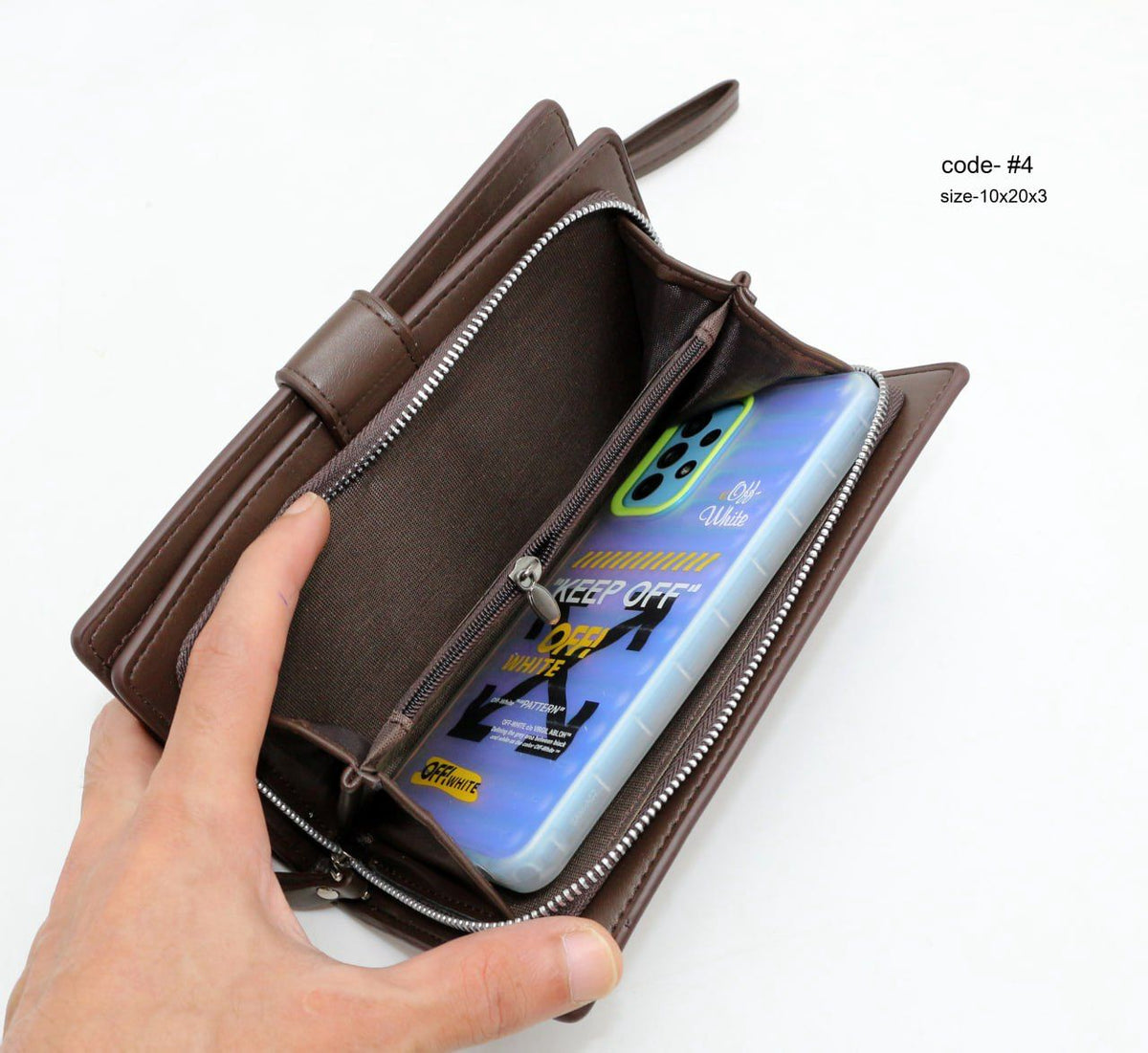 Men's leather handbag and pocket balls
