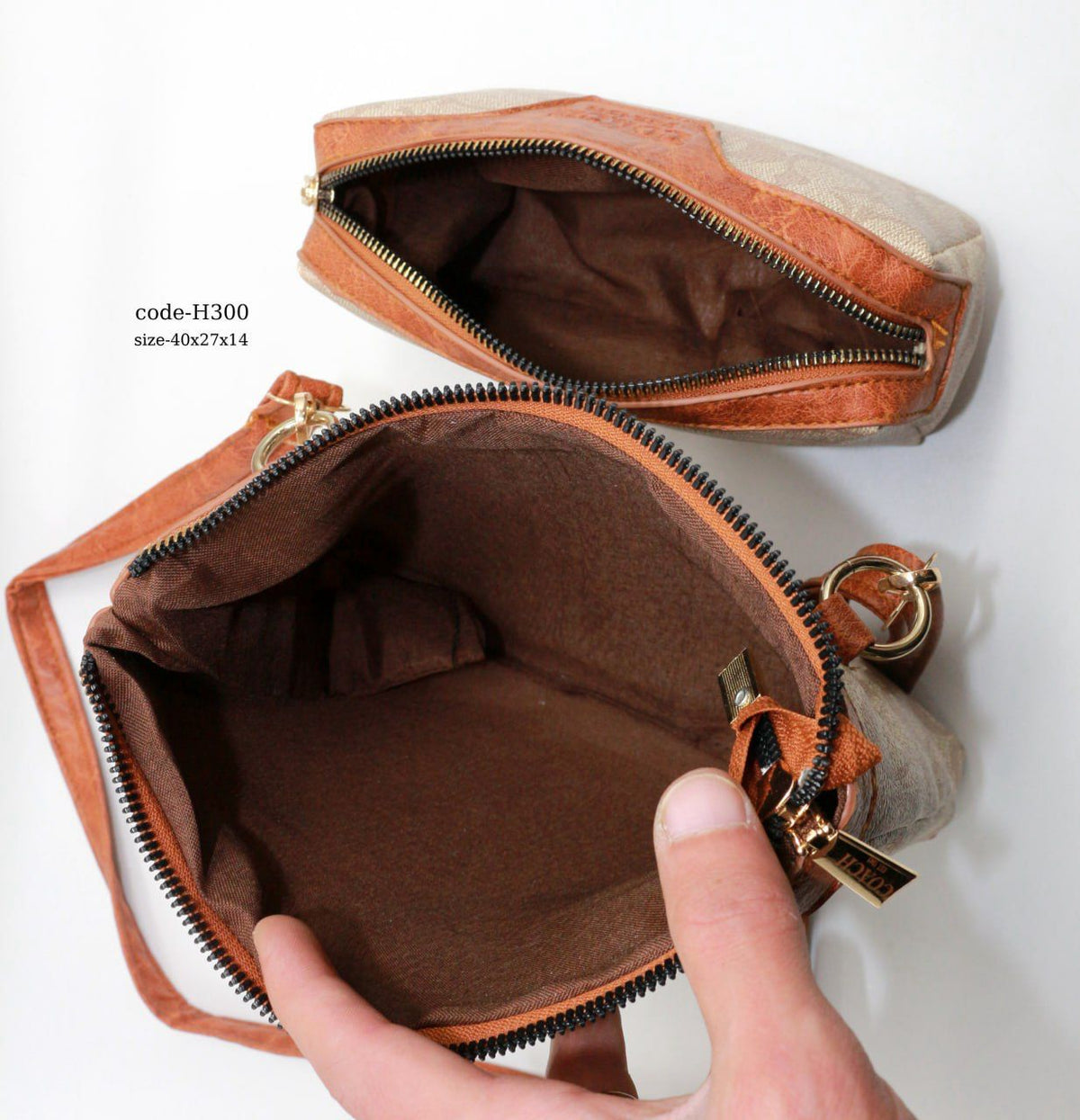 High quality leather handbag