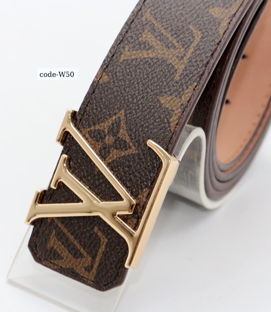 High quality men's leather belt