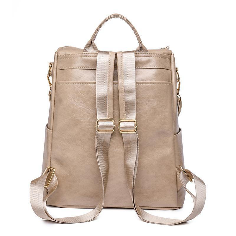Imported Leather Backpack