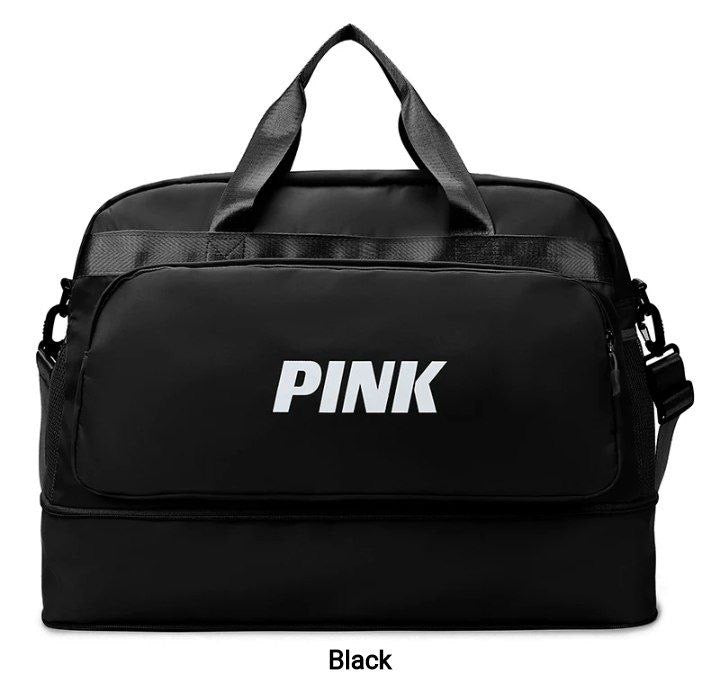 Expandable Travel & Sports Duffle Bag with Adjustable Shoulder Strap