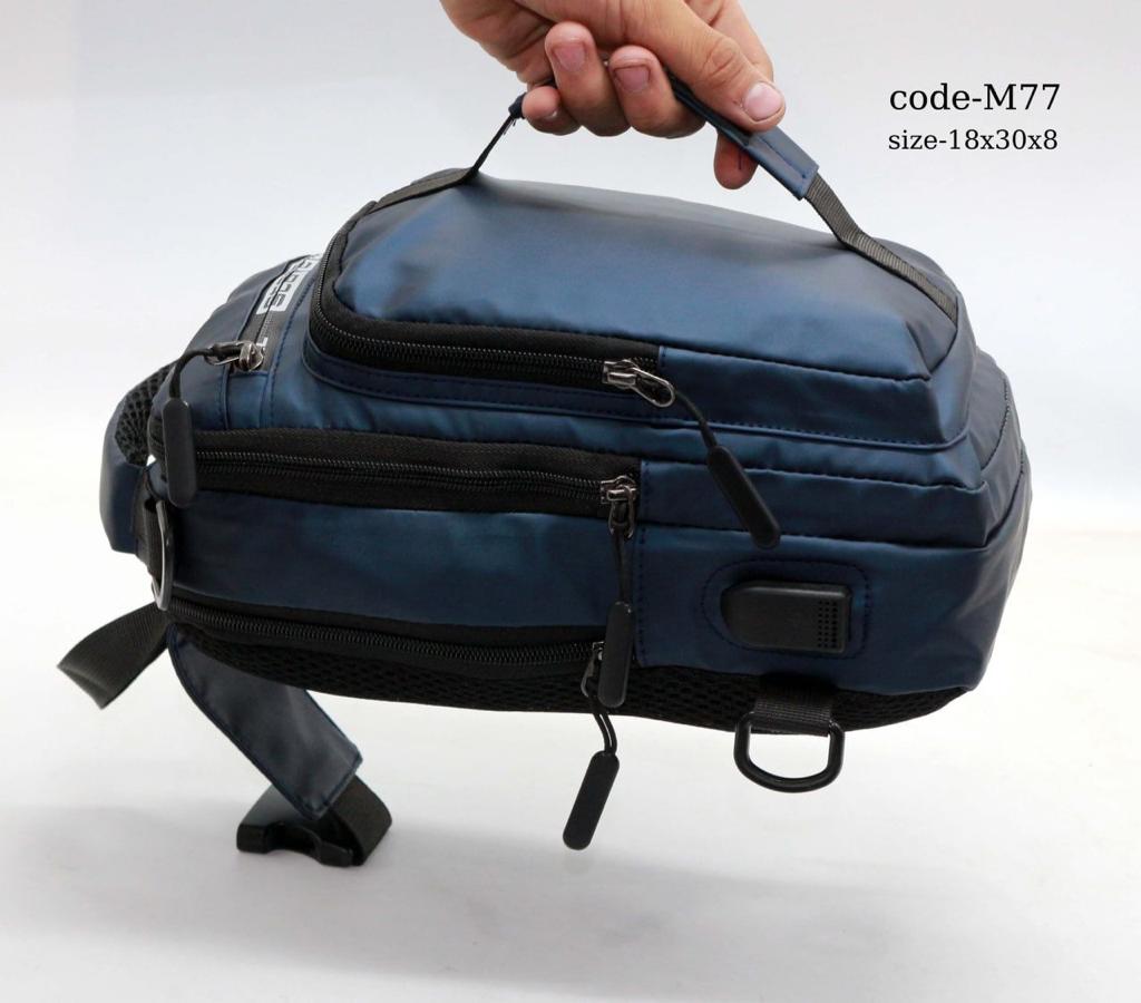 SUUTOOP Men's Waterproof Travel USB Multifunction Shoulder/Cross Bag