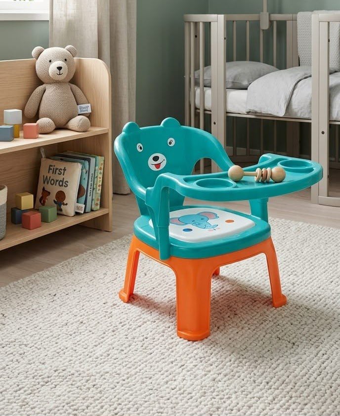 Imported 2-in-1 Food Chair for Children - Regular Chair and Dining Table