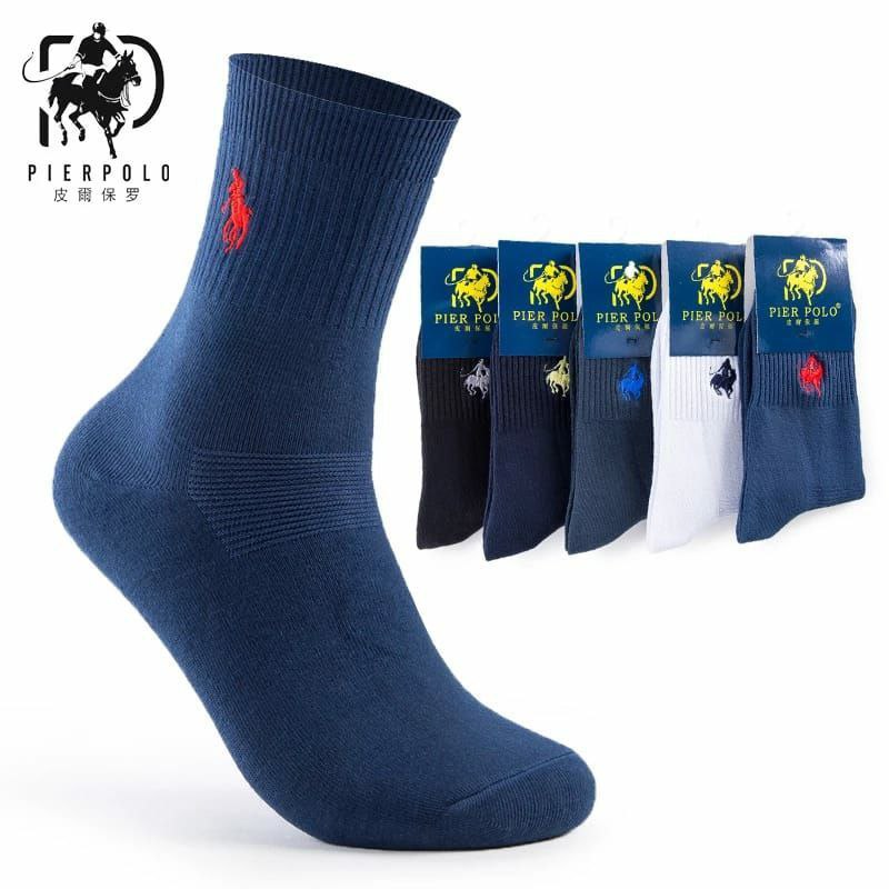 6 Pairs Classic High Neck Cotton Socks