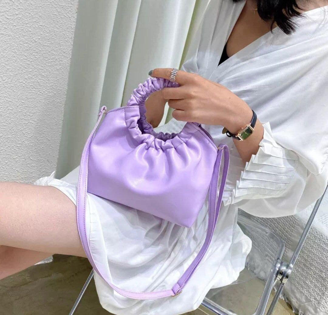 Women's  Bag Elegant Solid Color Women's Bags Leather Handbag for Outdoor Travel Women