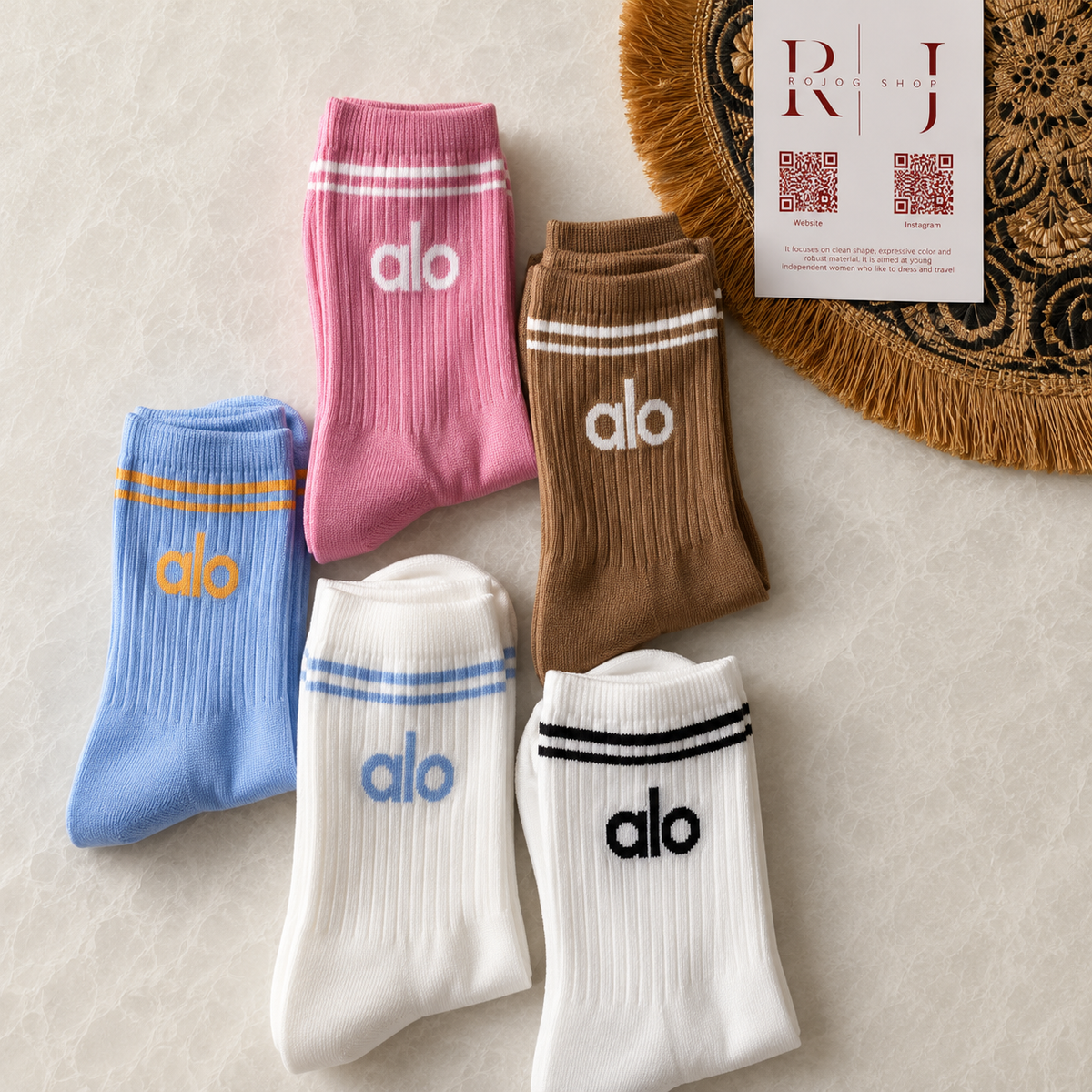 5 Pairs Padded Colors Cotton Socks