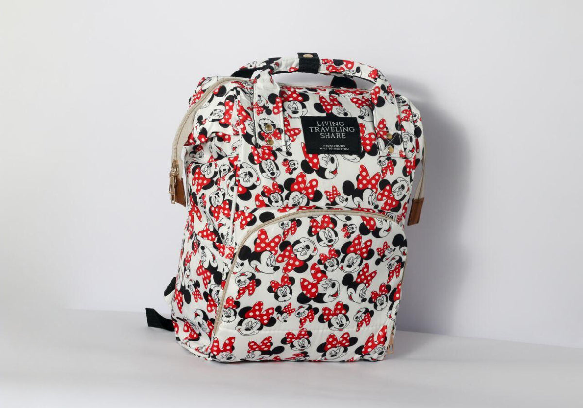 Waterproof Diaper Bag Mummy Diaper Backpack Mickey Mouse Design