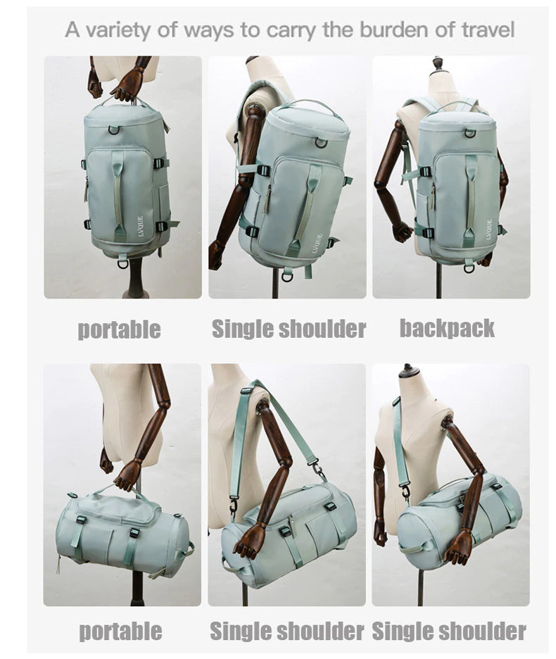 LVQUE Triple Waterproof Gym Fitness Bag/Backpack