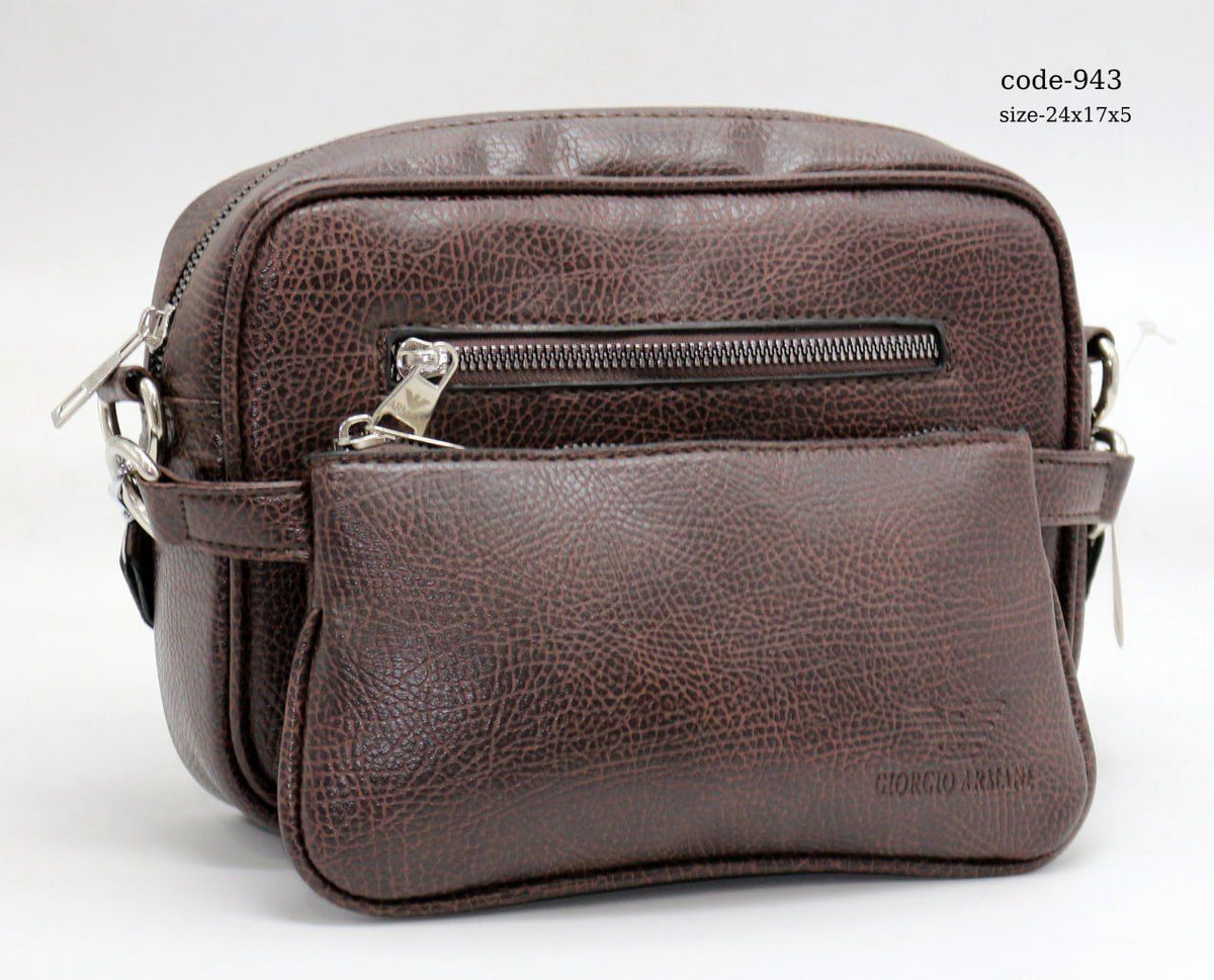 Crossbody bag for men made of high quality leather