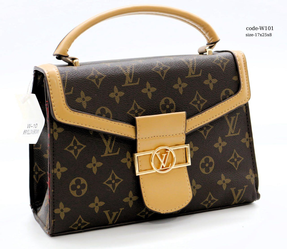 Classic luxury leather handbag
