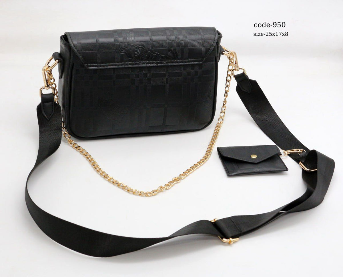 Small leather crossbody bag for women, suitable for girls and women