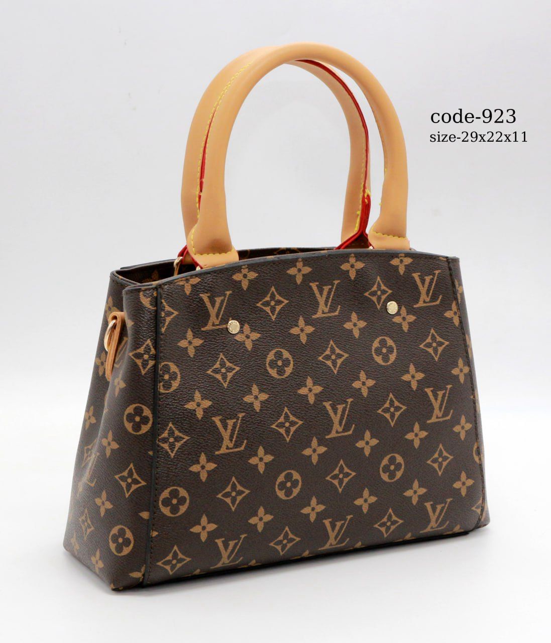 Square bag leather handbag