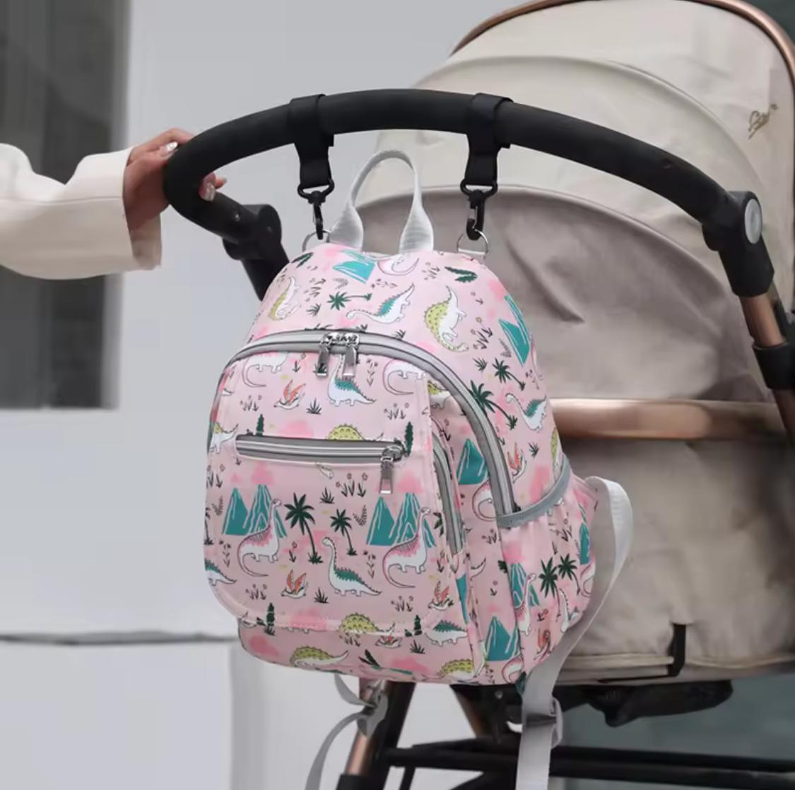 Multi-functional waterproof diaper backpack for moms on the go
