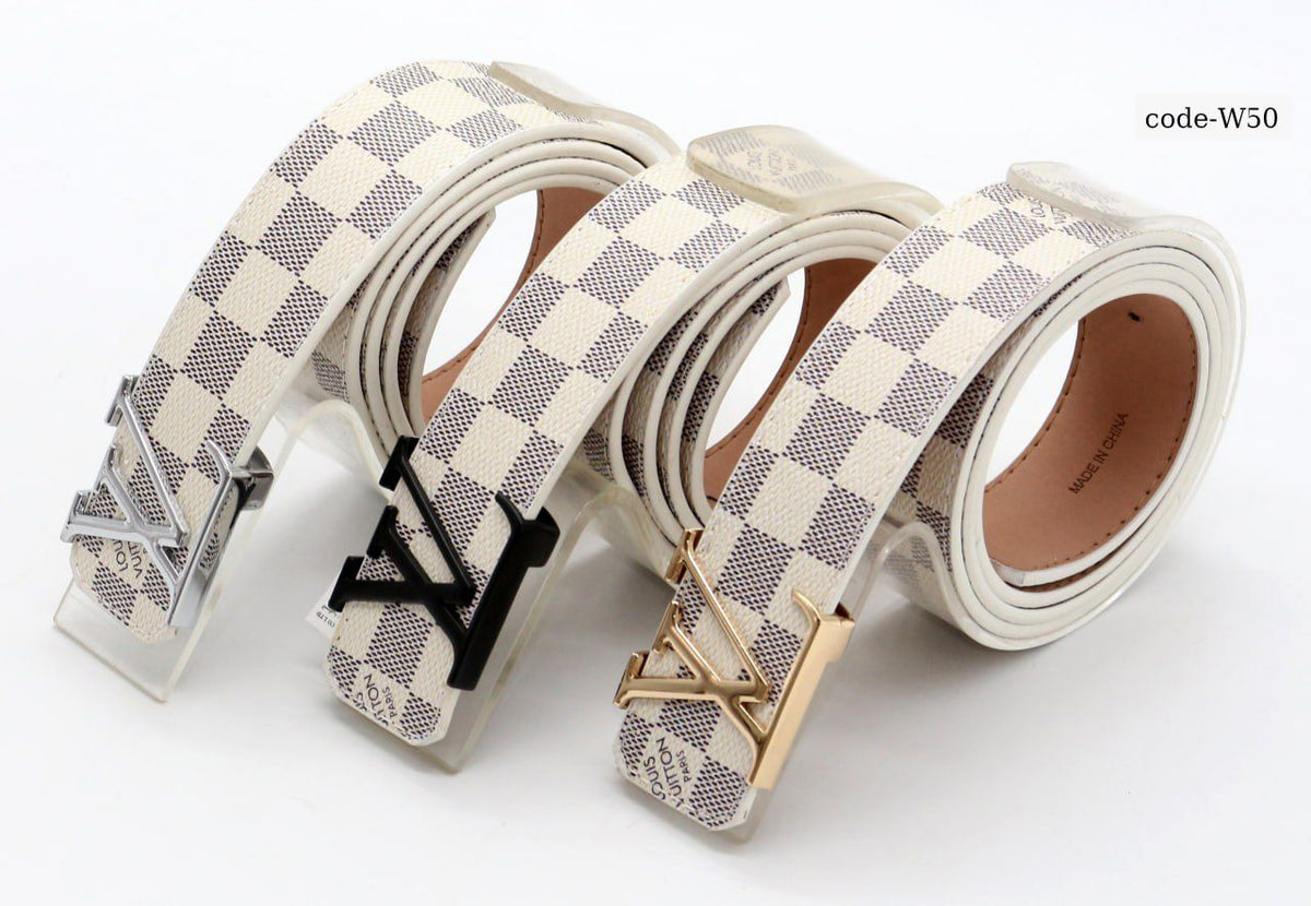 A new men’s leather belt with a distinctive and attractive design