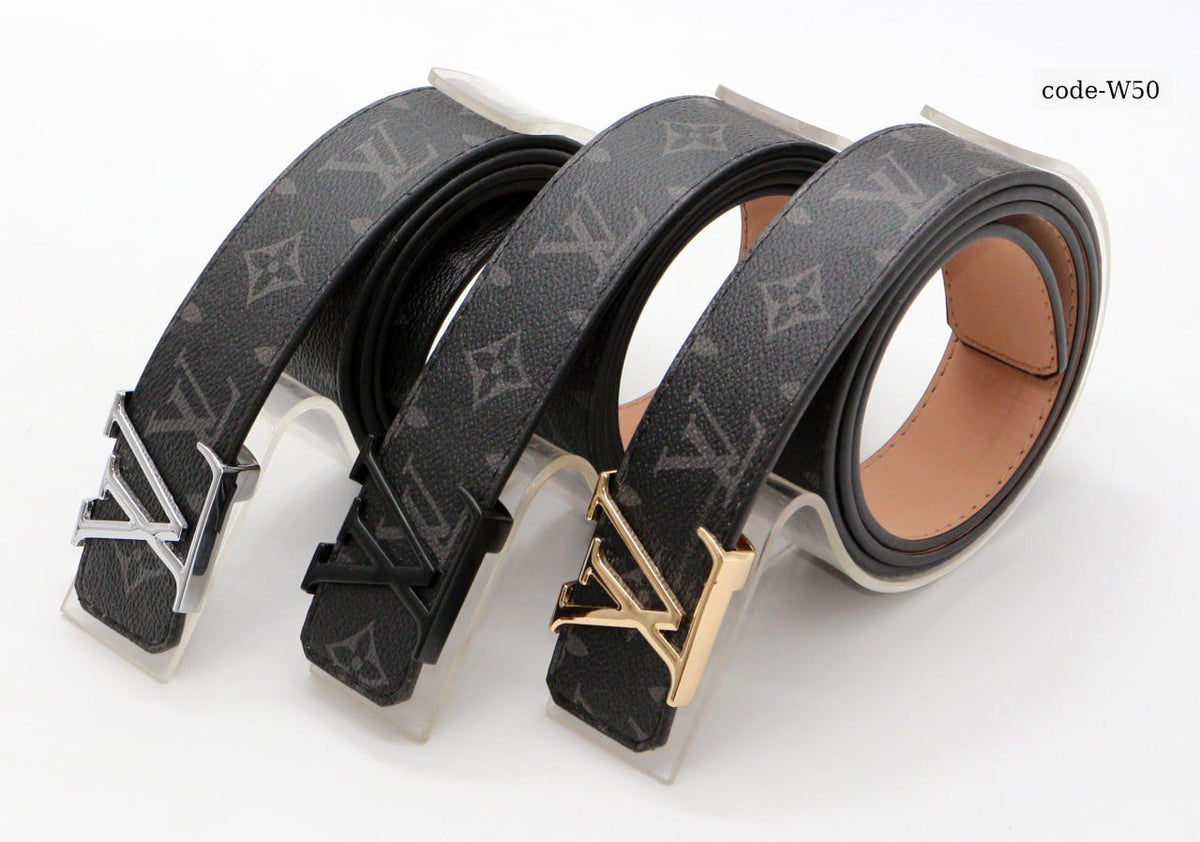 High quality men's leather belt