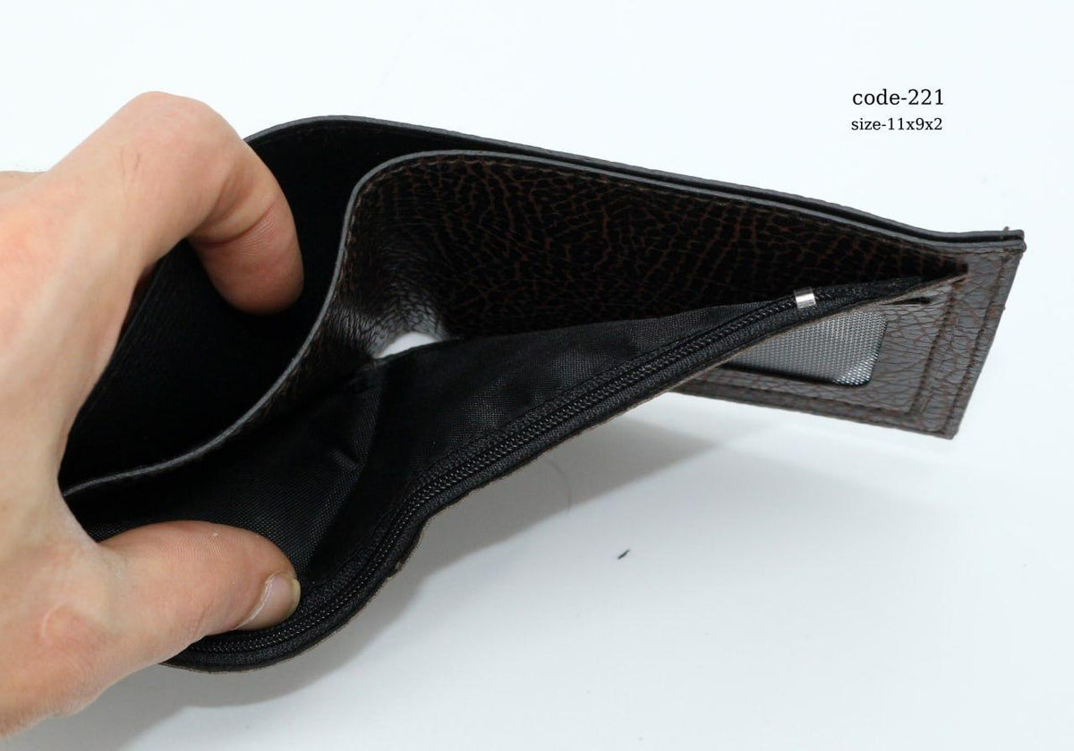 High quality leather wallet for men