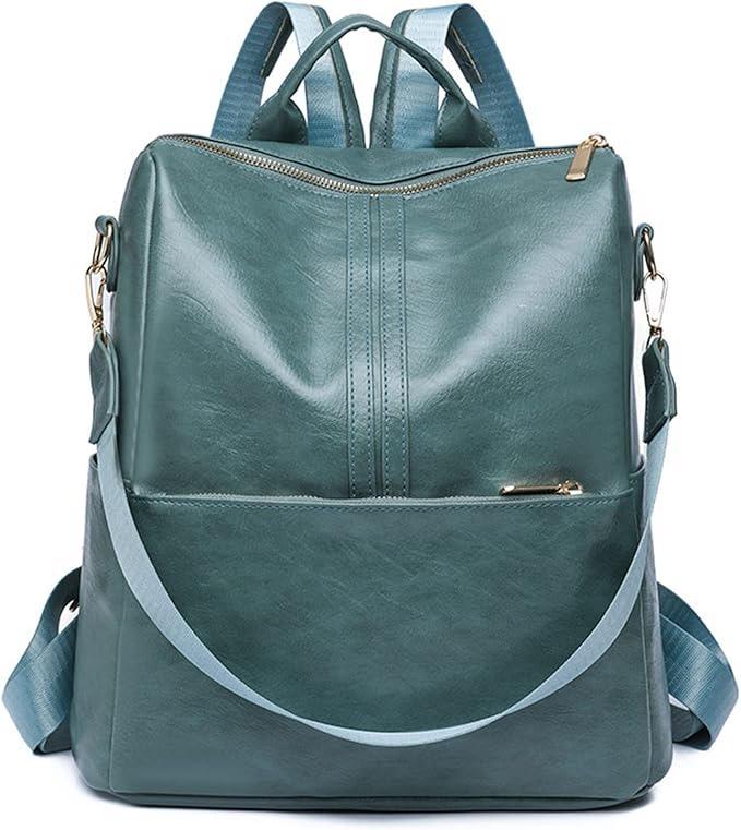 Imported Leather Backpack