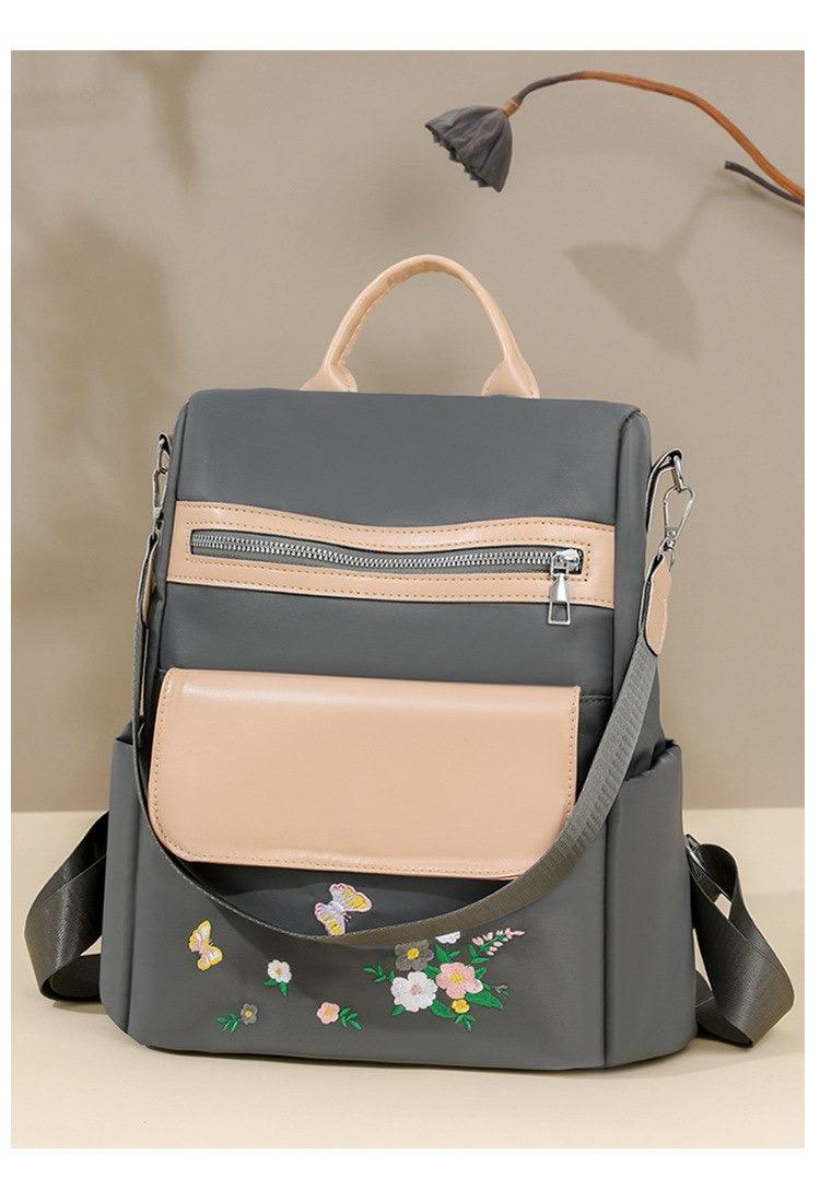 Waterproof Zipper Backpack, Multi Pocket and Large Capacity