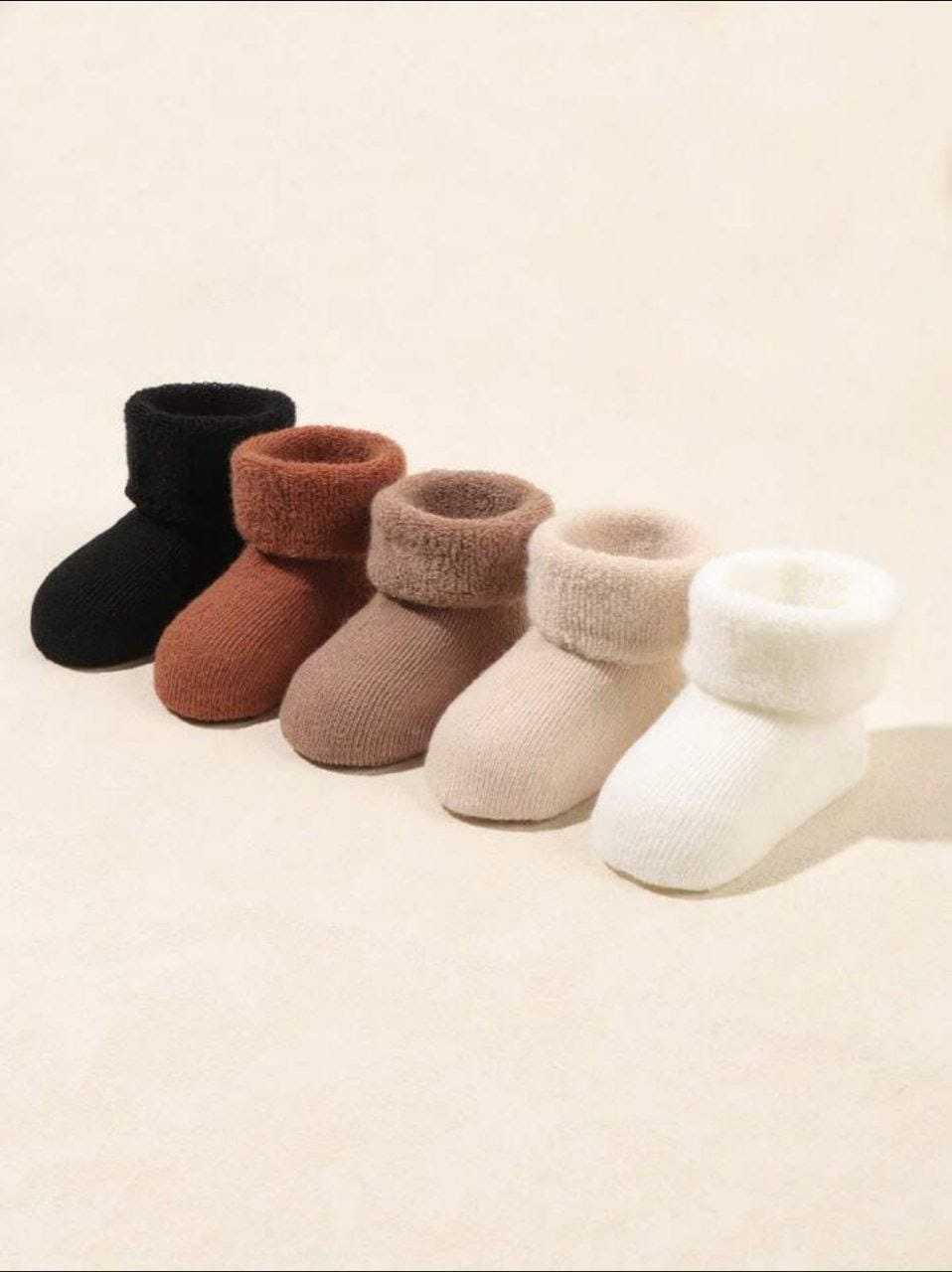 5 Pairs Fur Baby Kids Socks