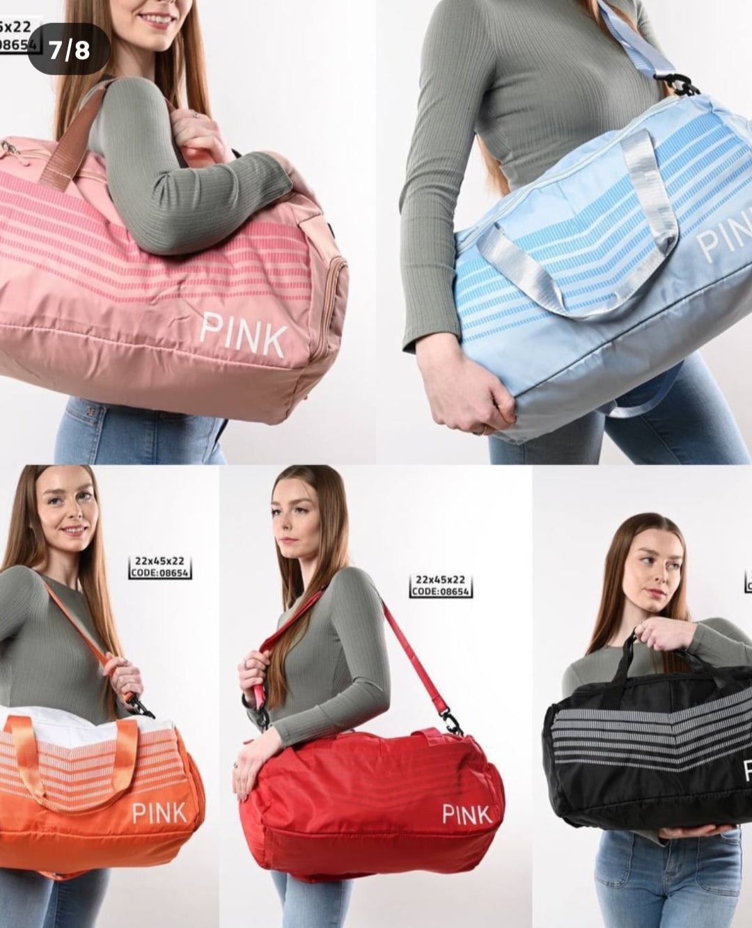 Sports duffel bag for travel and gym for men and women