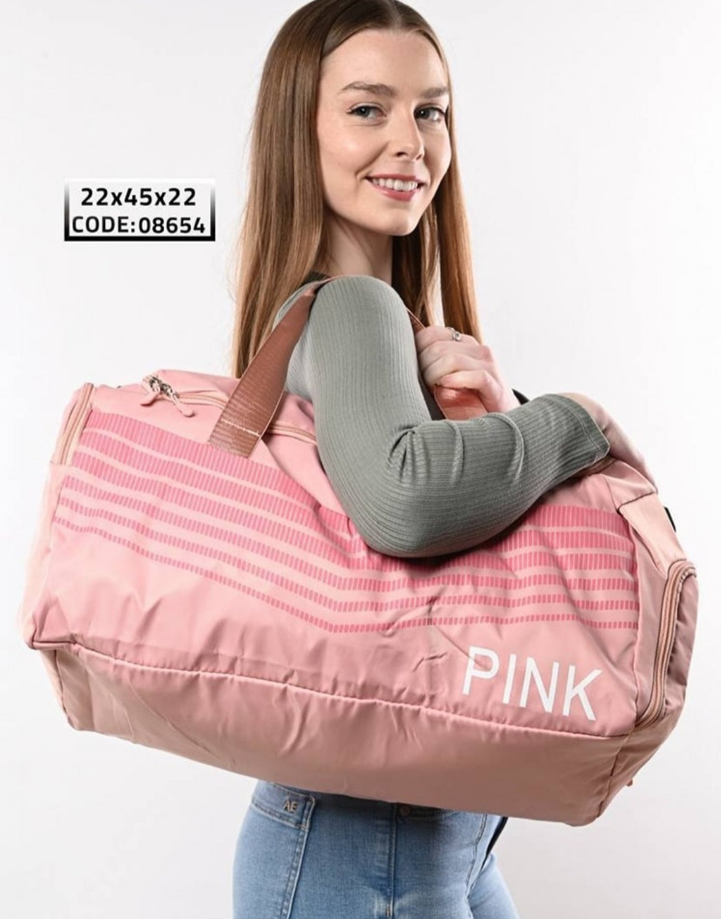 Sports duffel bag for travel and gym for men and women