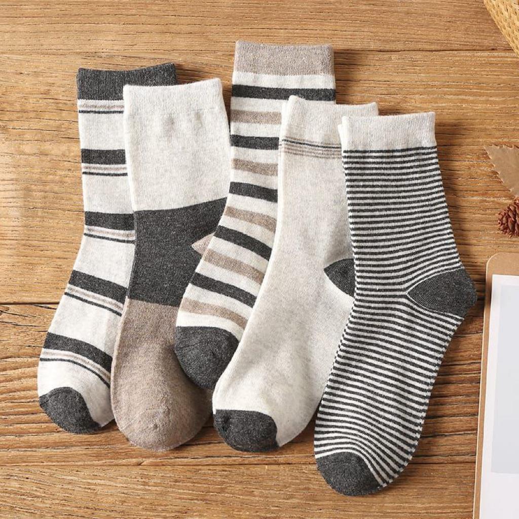 5 Pairs Egyptian Cotton Socks