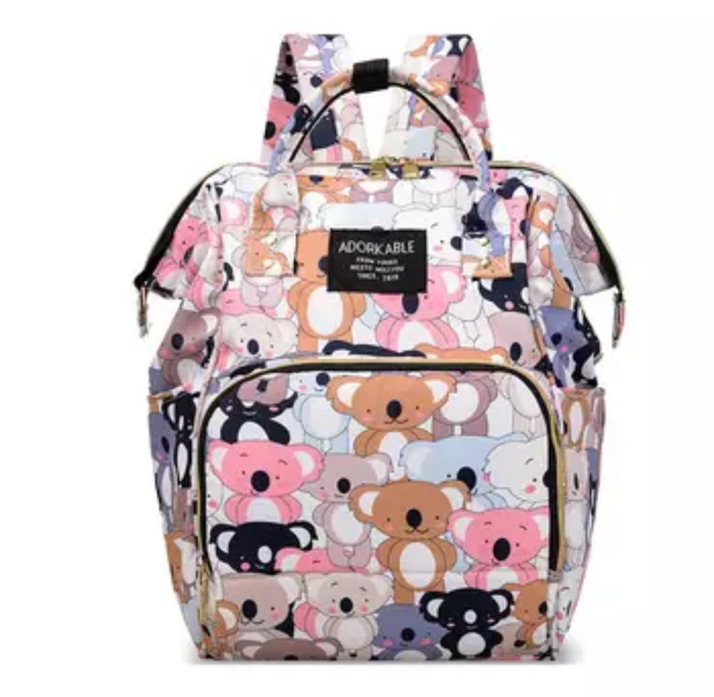 Diaper Backpack Mommy Large Capacity Stroller Bag Mommy Baby Multifunctional Waterproof Outdoor Travel Diaper Bag