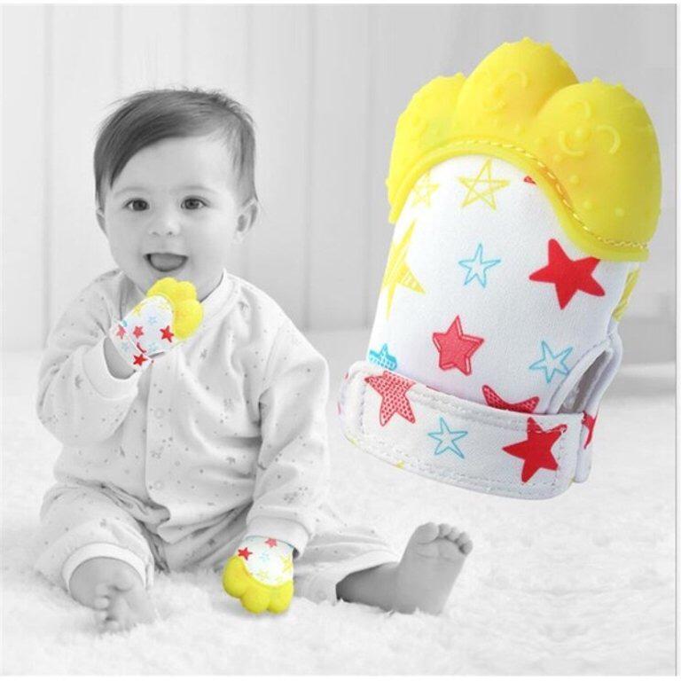 Chicco teething gloves Orange Color