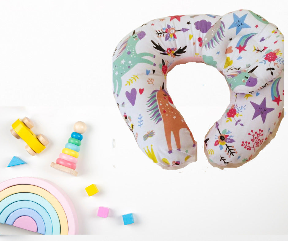 Breastfeeding pillow Flamingo design