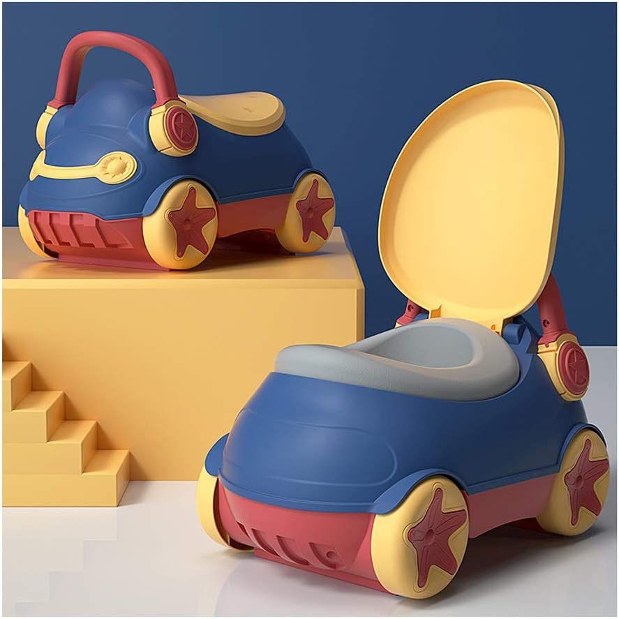 Potty is a toy car that walks at the same time