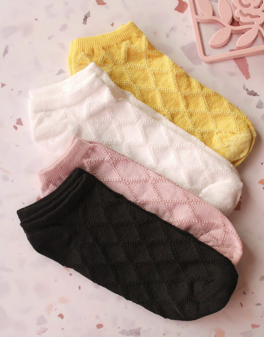 4 Pairs of cotton socks for women