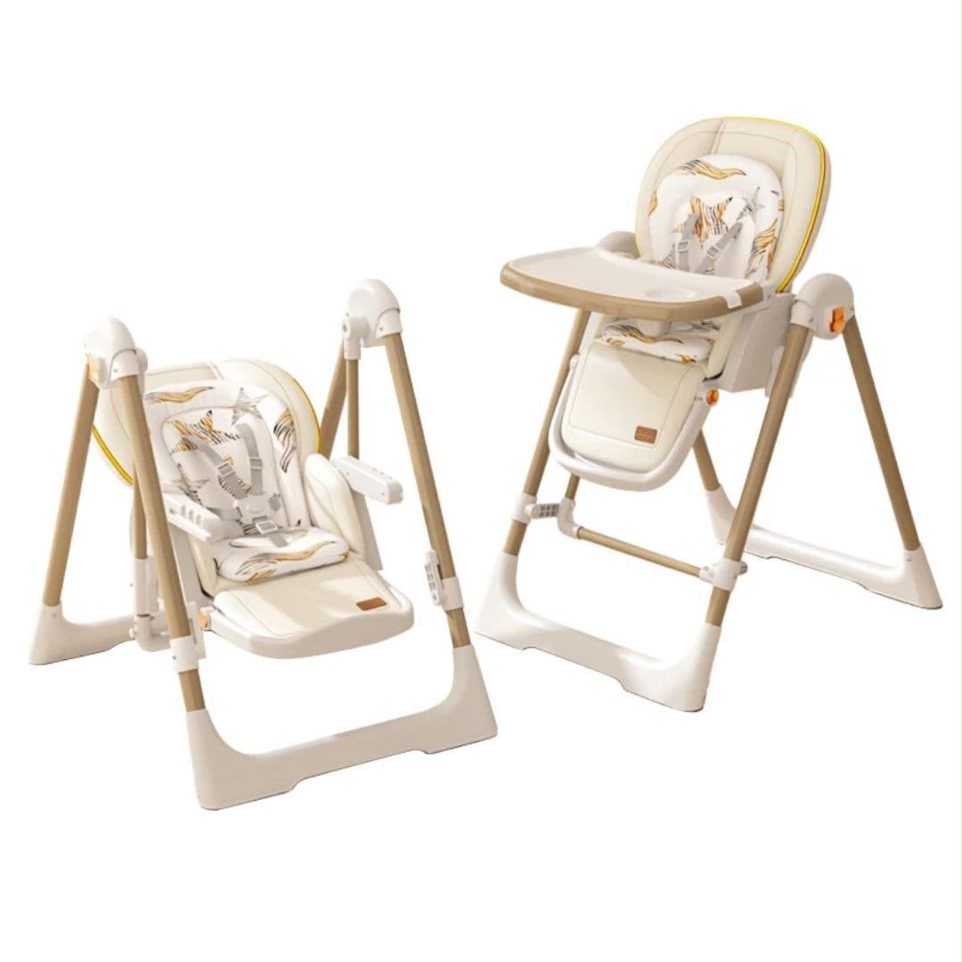 high chair a dining chair, recliner, rocking chair, or play and nap chair.