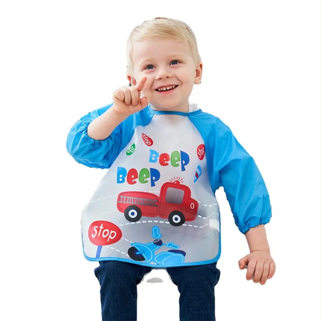 Waterproof Baby Bib with Sleeves