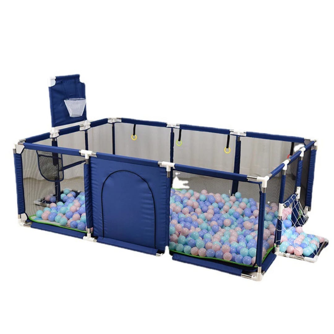 Rectangular Ball Playground for Kids 128*180 cm - Blue