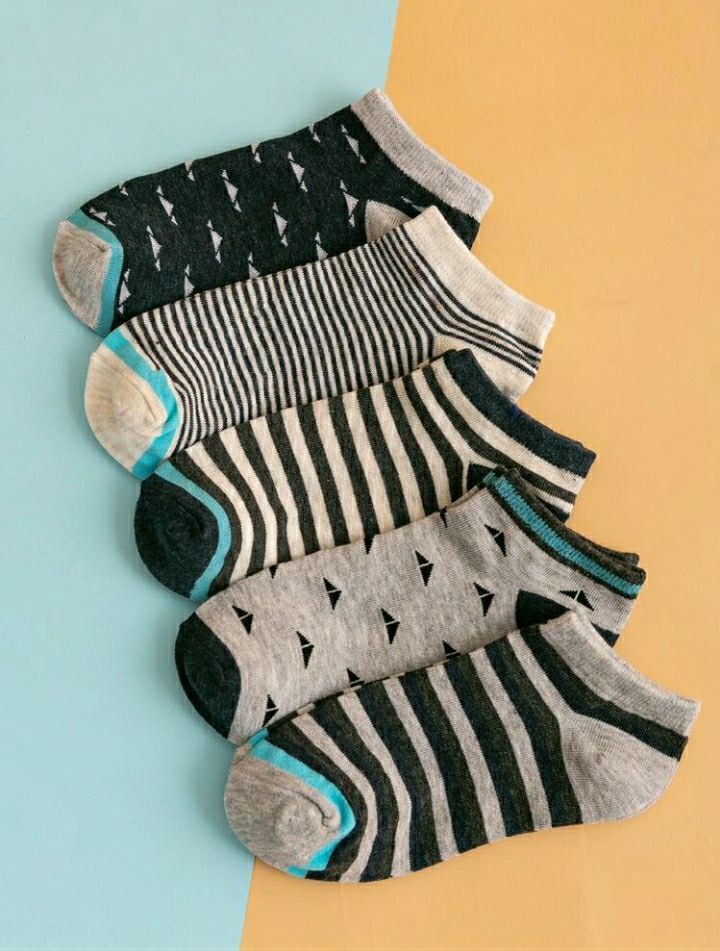 5 Pairs Marine Design Socks