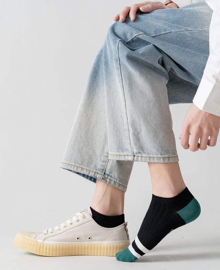6 Pairs Colors Ankle Cotton Socks