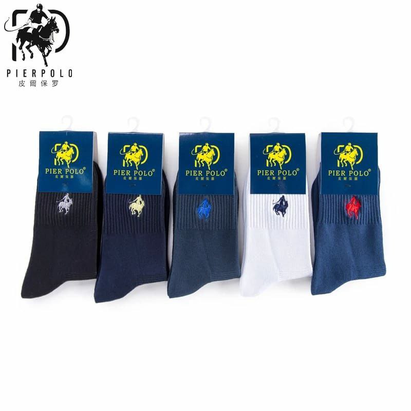 6 Pairs Classic High Neck Cotton Socks