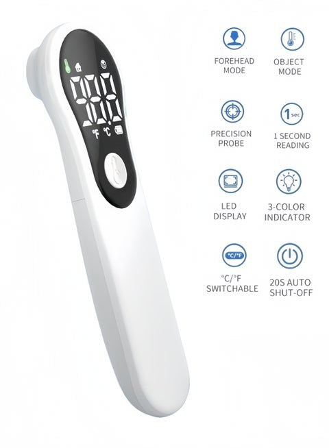 Non-Contact Infrared Thermometer | Smart Digital Forehead Thermometer